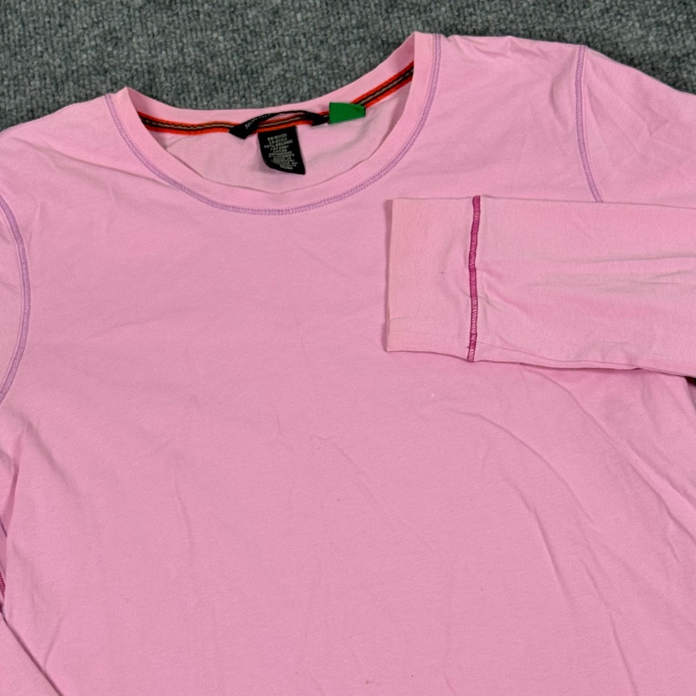 Northend Sport Ladies M Pink Hino Trucks Long Sleeve Shirt Organic Cotton Blend